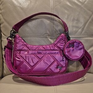 BNWT LUG Curtsy mini Shoulder Bag - Metallic Orchid